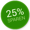 25% sparen 25% sparen