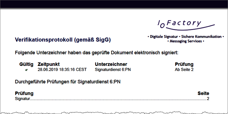 Elektronische Signatur 3 Elektronische Signatur 3