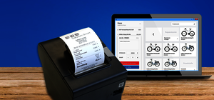 Kasse mit Bondrucker