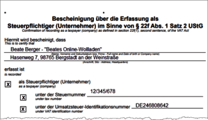 Unternehmerbescheinigung illu Unternehmerbescheinigung illu