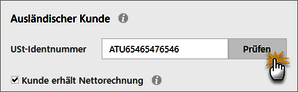 Ausländischer Kunde Ausländischer Kunde