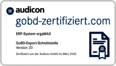 Auszeichnung: GoBD-Export-Schnittstelle