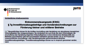 Investitionsabzugsbetrag Investitionsabzugsbetrag