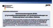 Investitionsabzugsbetrag Investitionsabzugsbetrag