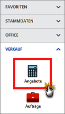 Angebote Screenshot orgaMAX