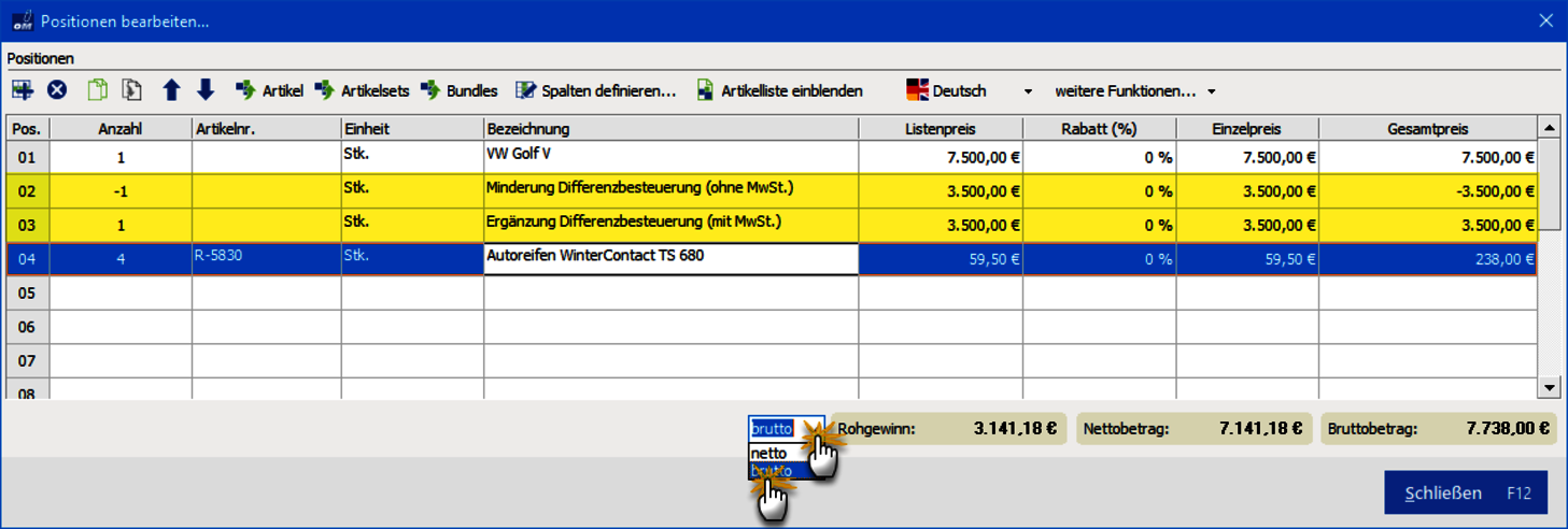 Differenzbesteuerung 2 Differenzbesteuerung 2
