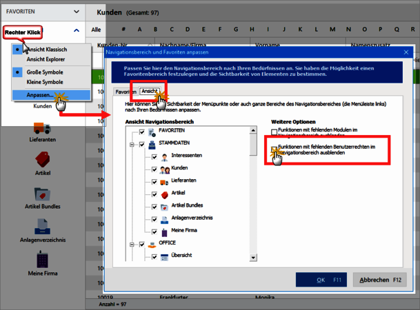 Navi Benutzerrechte Navi Benutzerrechte