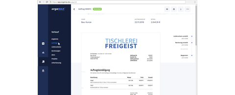 Aufträge & Lieferscheine