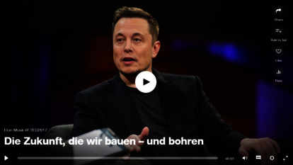 Elon Musk Vortrag Elon Musk Vortrag