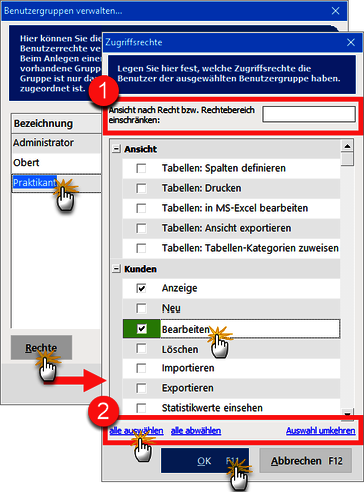 Benutzergruppen Benutzergruppen