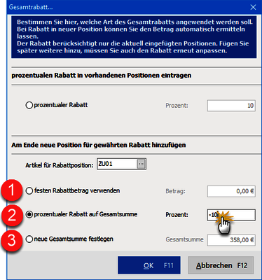 Gesamtrabatt 5 Gesamtrabatt 5