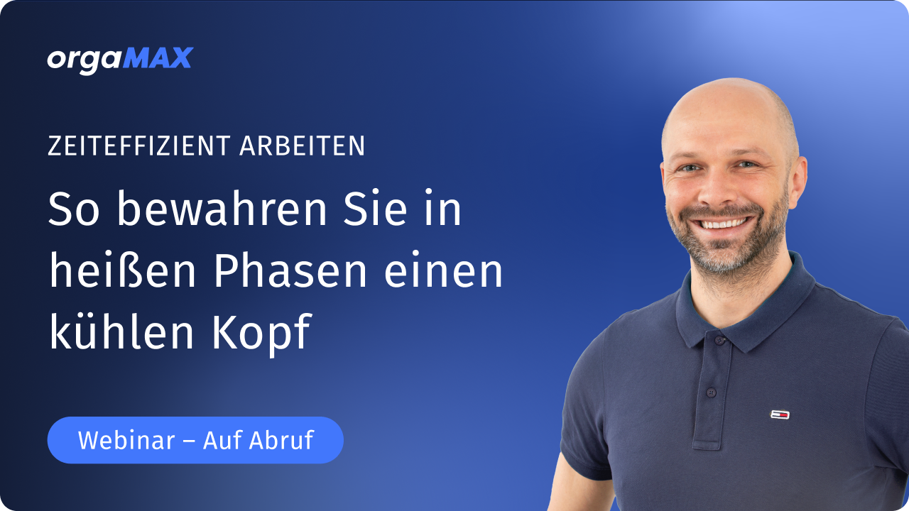 Zeiteffizient arbeiten