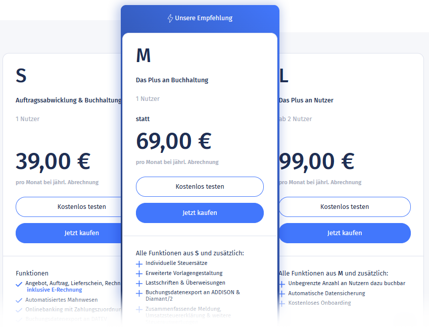 Mit orgaMAX ERP zahlst Du nur so viel, wie Du brauchst.