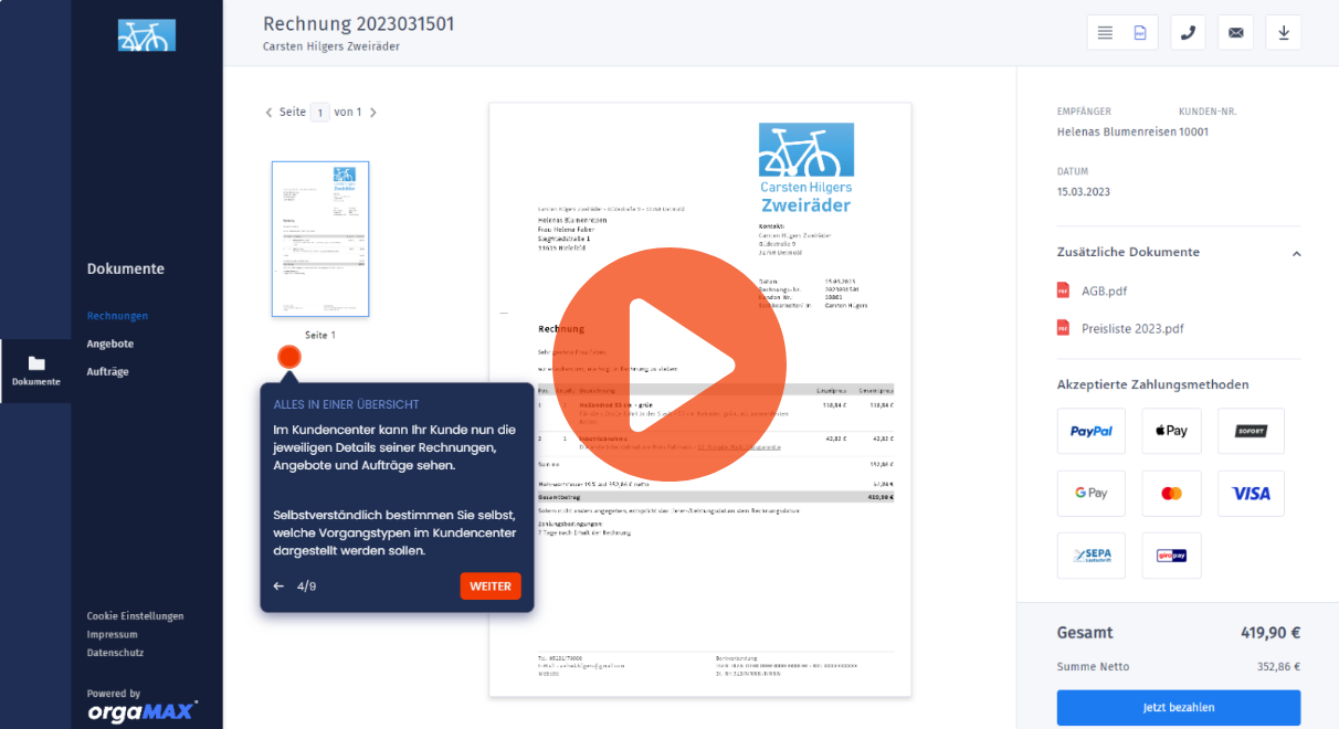 orgaMAX shareHUB