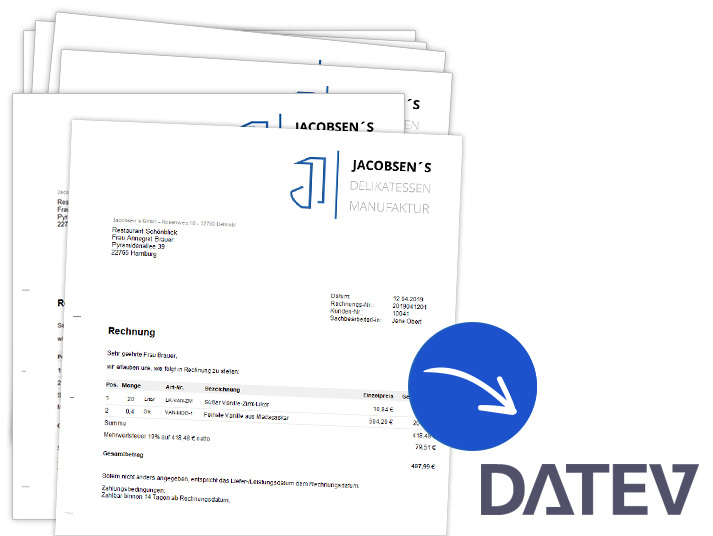 Rechnungsvorlagen für den DATEV-Export Rechnungsvorlagen für den DATEV-Export