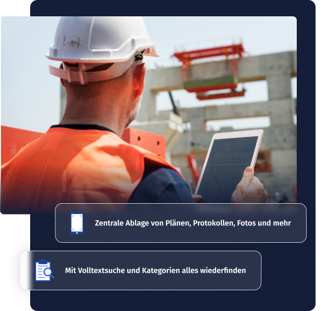 orgaMAX macht Deine digitale Bauakte übersichtlich und sicher