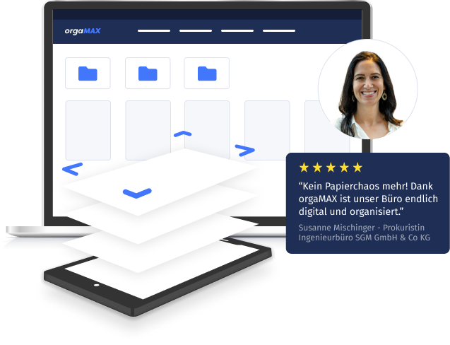 Dokumentenmanagementsystem DMS orgaMAX Dokumente funktioniert auch mit Windows
