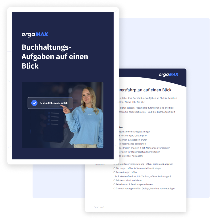 Vorschau der Checkliste Buchhaltungsfahrplan