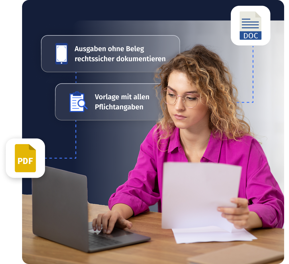 Eigenbeleg-Vorlage: Bar-Ausgaben prüfungssicher dokumentieren