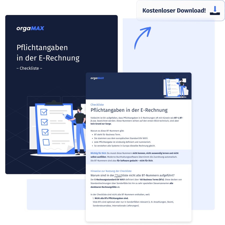 Deine Checkliste für vollständige und korrekte E-Rechnungen