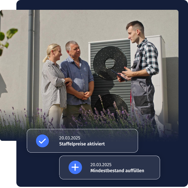 Du behältst Lager und Einkauf im Griff
