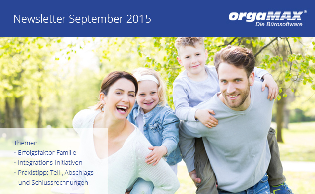 Newsletter September 2015 Newsletter September 2015