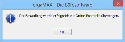 Fax-Versand