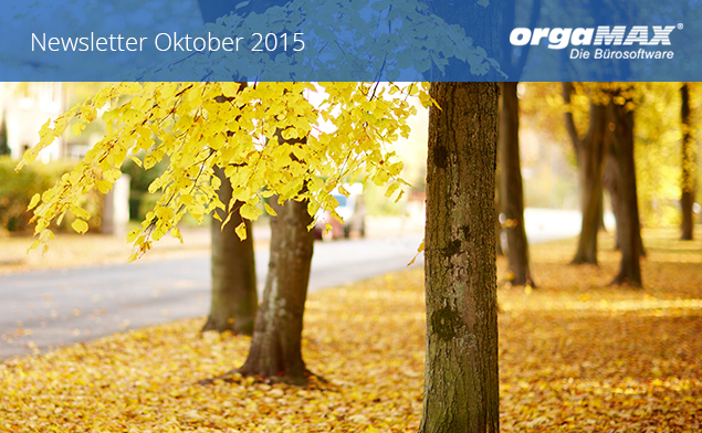 Newsletter Oktober 2015 Newsletter Oktober 2015