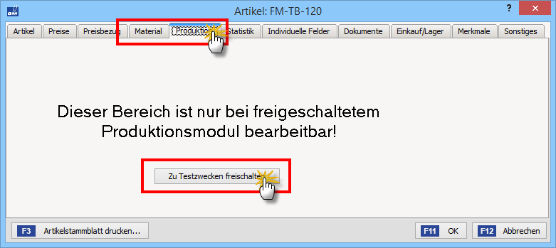 Zusatzmodul Produktion: Kostenlos testen | orgaMAX Bürosoftware