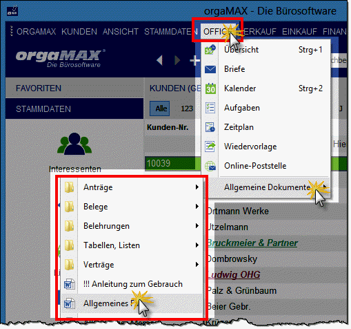 Eigenbelege: Muster-Dokumente aufrufen | orgaMAX Praxistipp