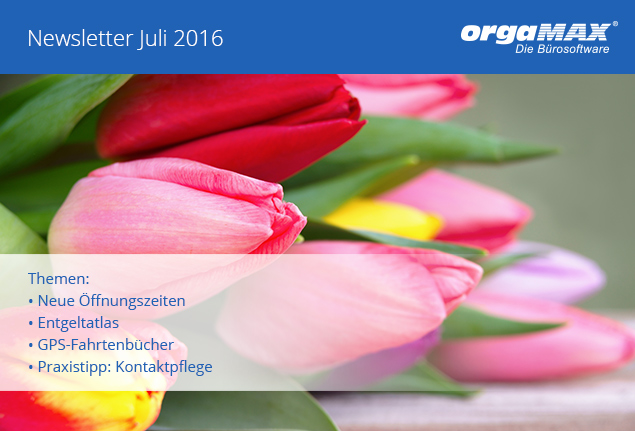 Newsletter Juli 2016 Newsletter Juli 2016