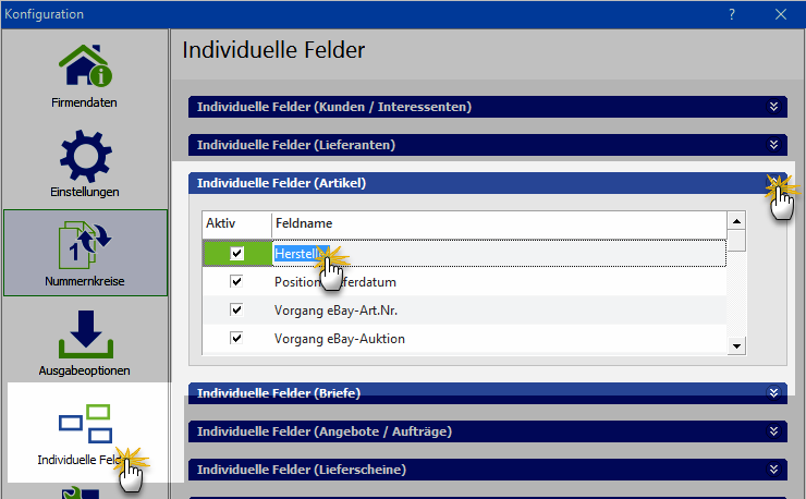 Online- Vorlagen: Definition individueller Felder | orgaMAX Praxistipp