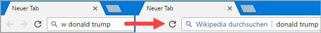 Spezial-Suchmaschine | google Adresszeile | orgaMAX Bürosoftware