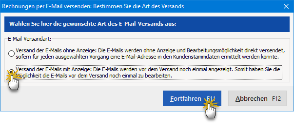alle per Mail versenden