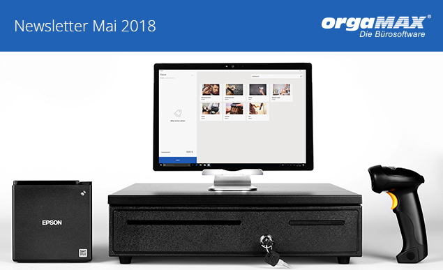 orgaMAX Newsletter Header Mai 2018 orgaMAX Newsletter Header Mai 2018