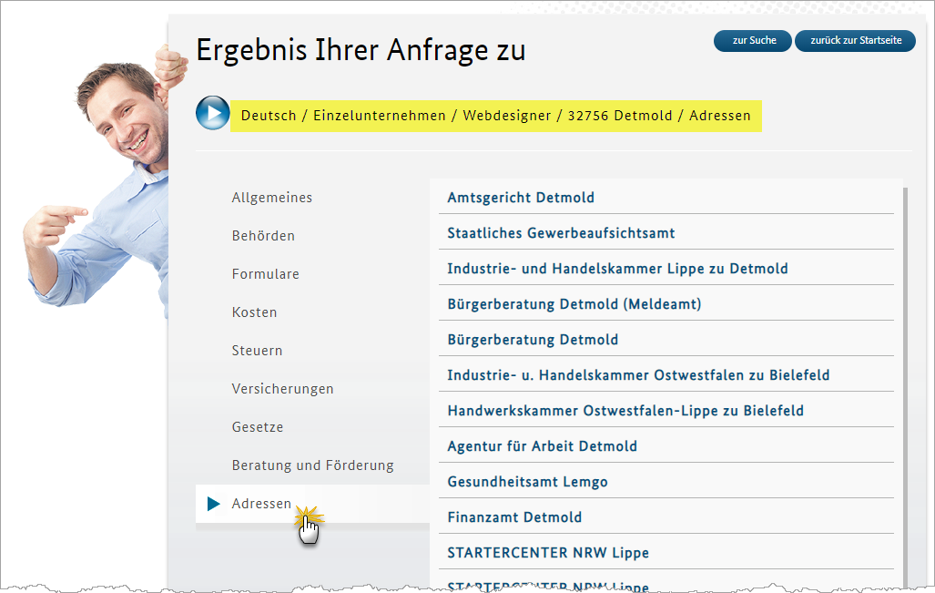 Info-Übersicht Info-Übersicht