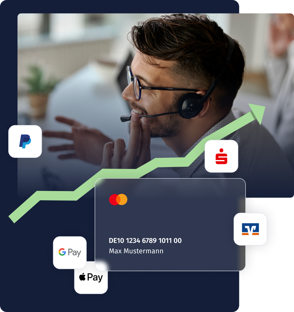 Zahlungen und Finanzen direkt verbunden